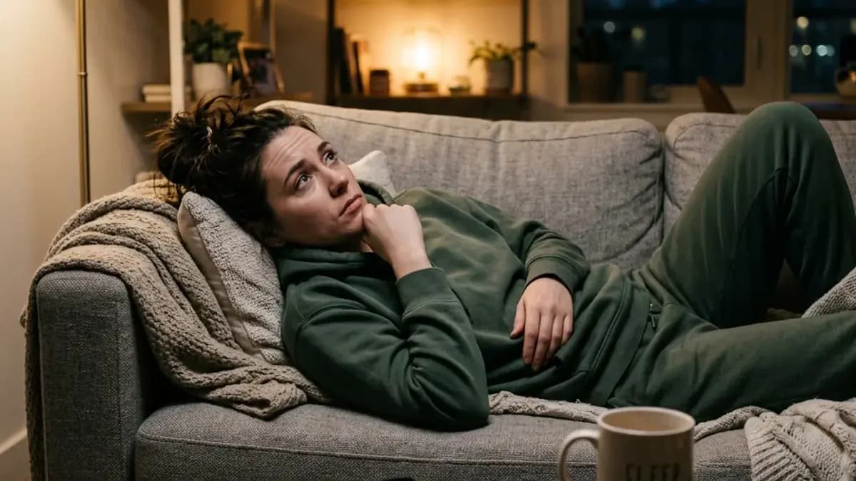 Recover From Dating App Burnout Person resting and reflecting after dating app fatigue
